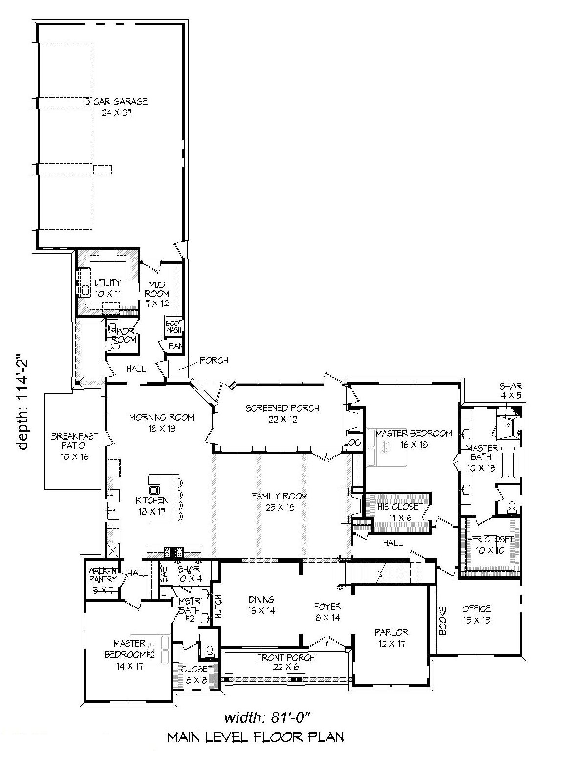 Floor Plan Main Level