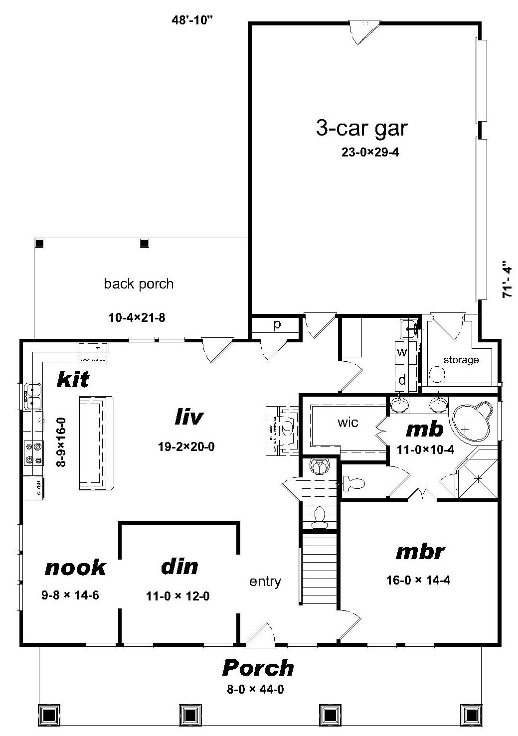 Floor Plan Main Level