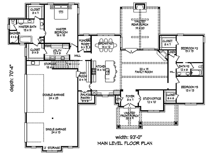 Floor Plan Main Level