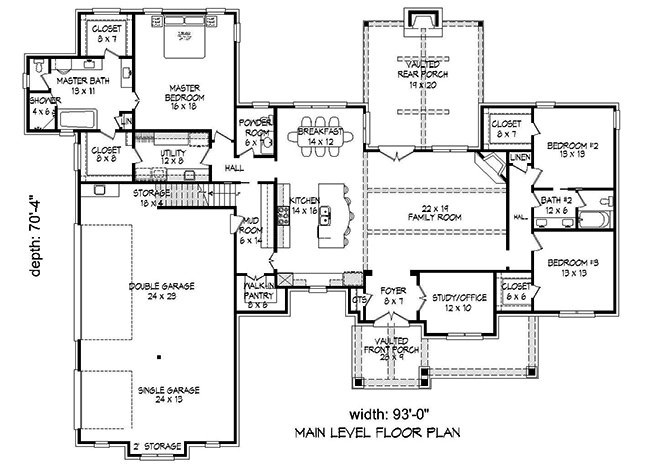 Floor Plan Main Level
