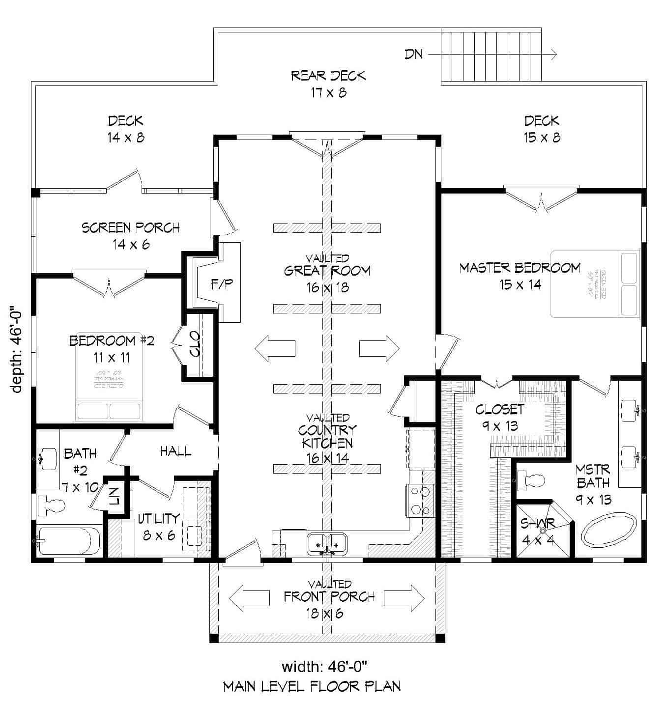 Floor Plan Main Level