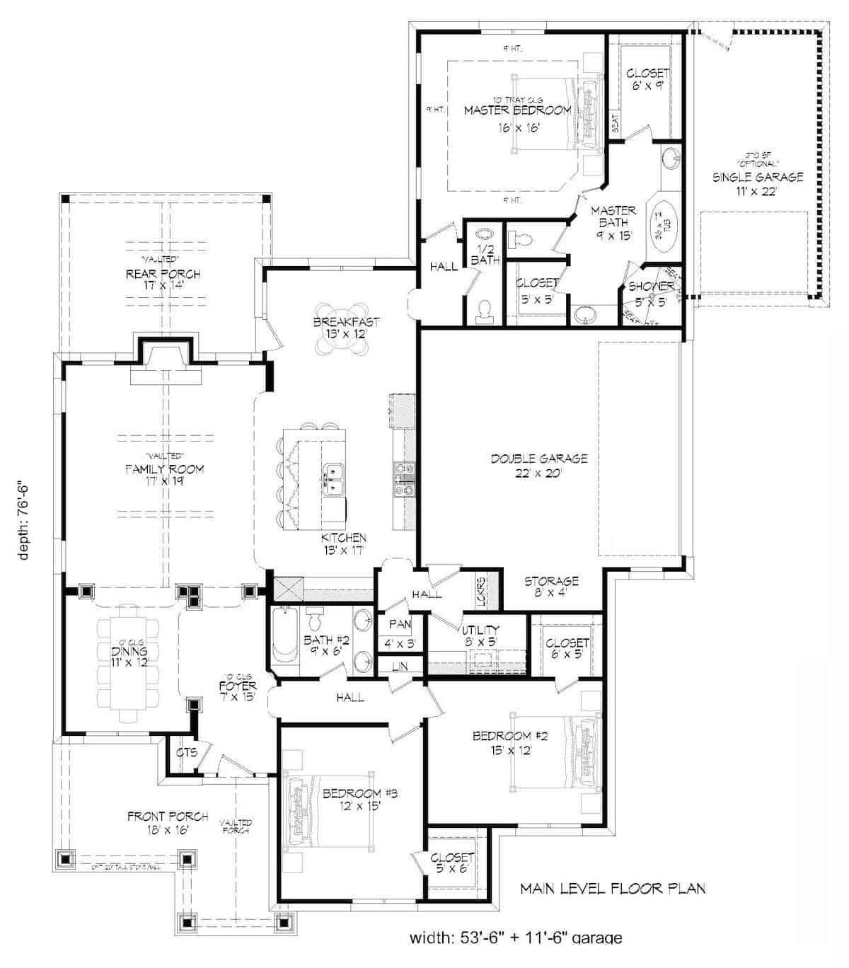Floor Plan Main Level