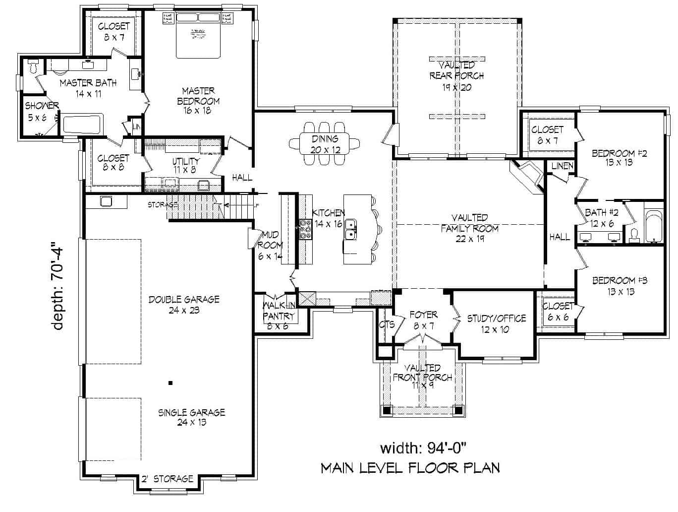 Floor Plan Main Level