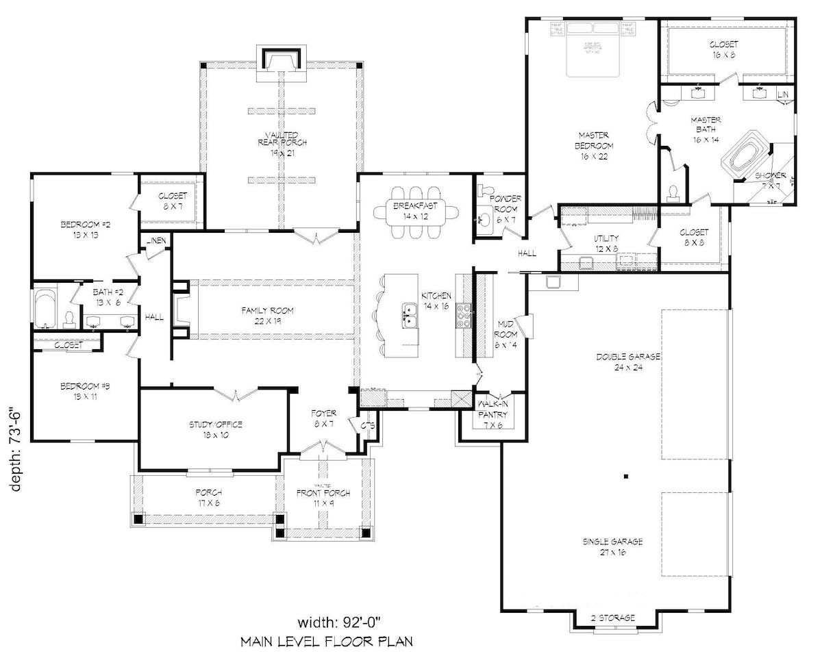 Floor Plan Main Level