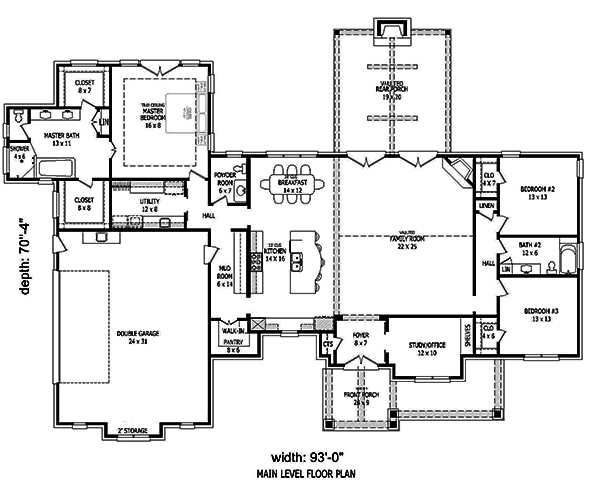 Floor Plan Main Level