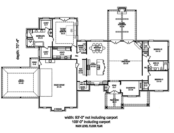 Floor Plan Main Level