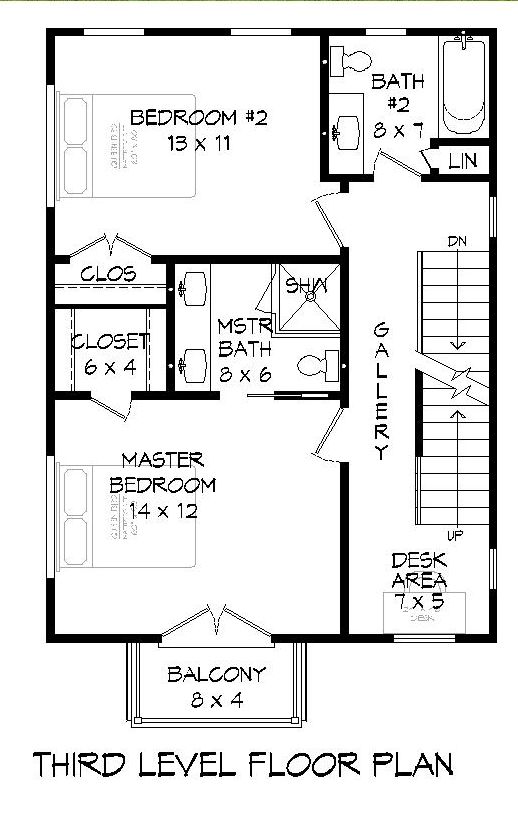 Floor Plan Third Story