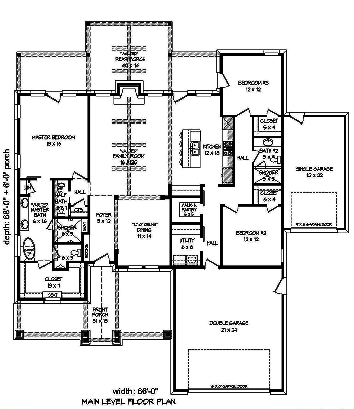Floor Plan Main Level