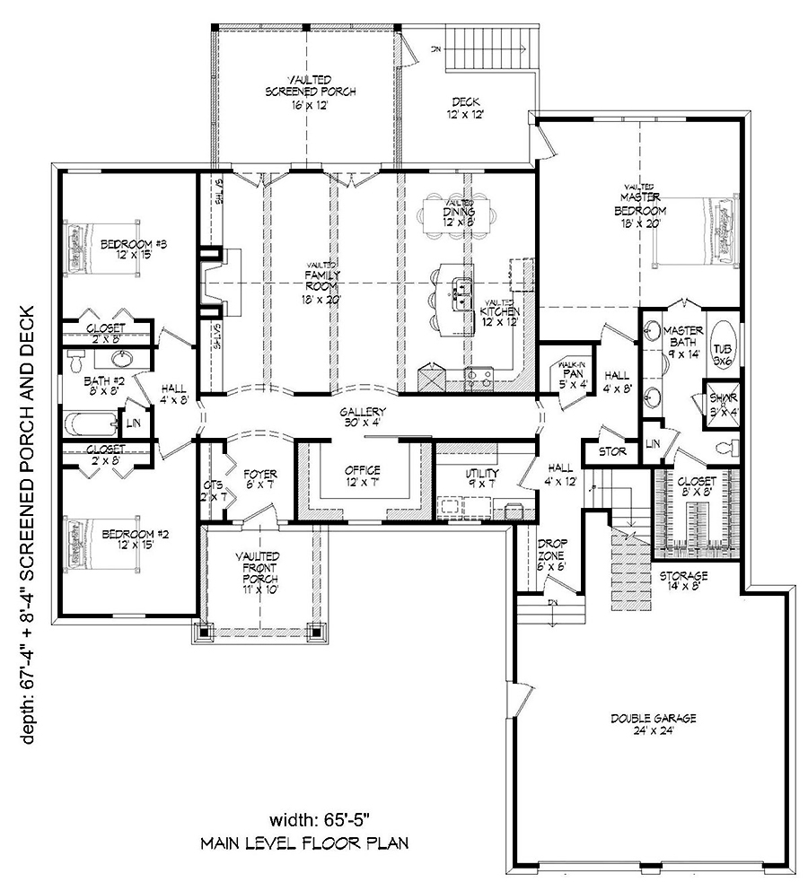 Floor Plan Main Level