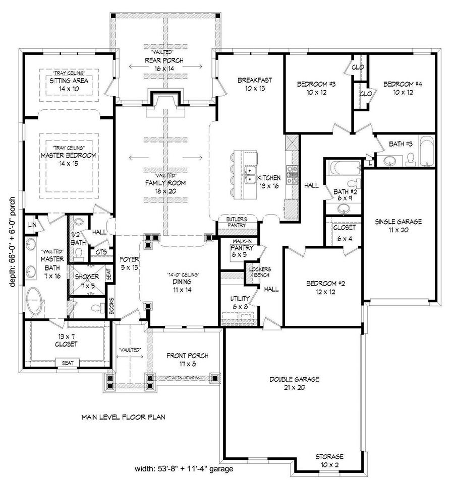 Floor Plan Main Level