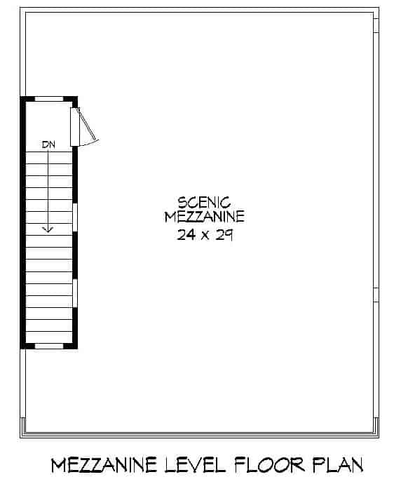 Floor Plan Fourth Story