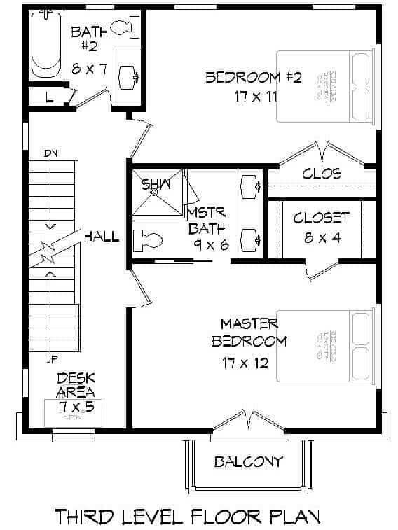 Floor Plan Third Story