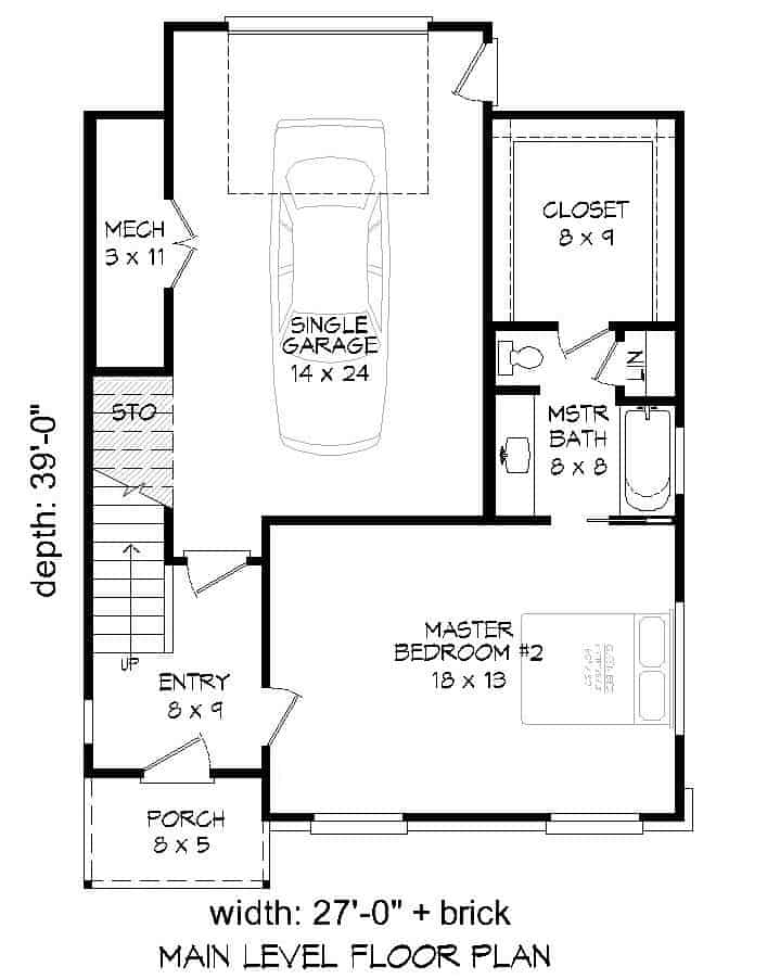 Floor Plan Main Level