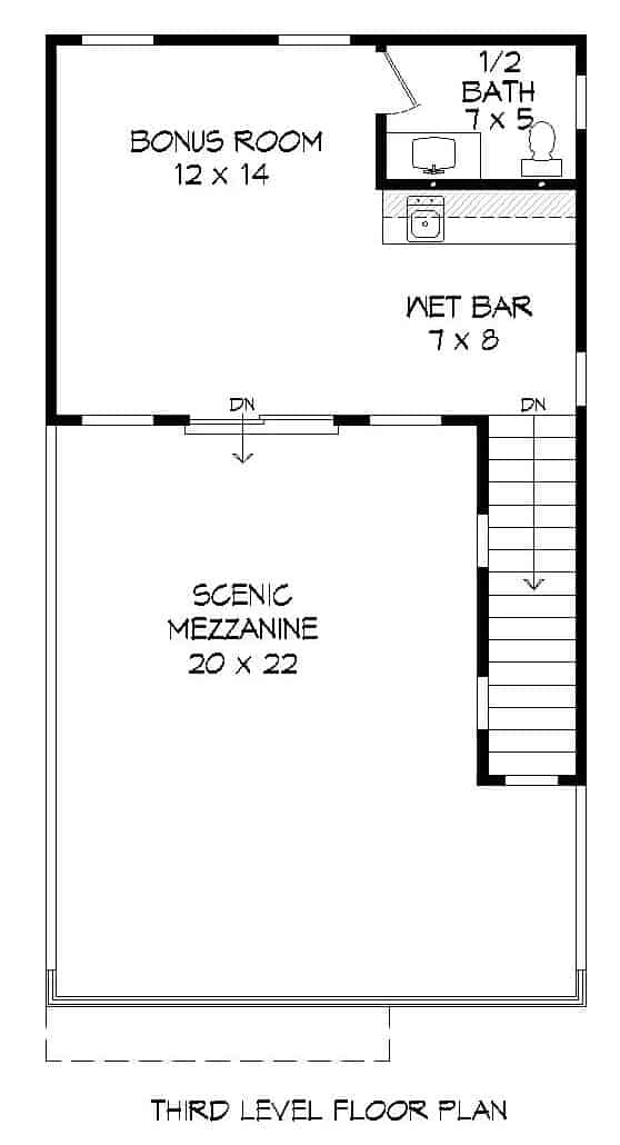 Floor Plan Third Story