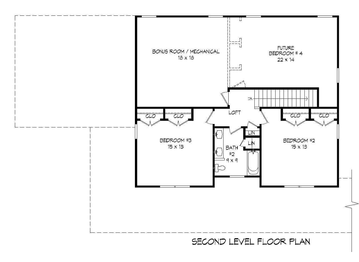 Floor Plan Upper Level