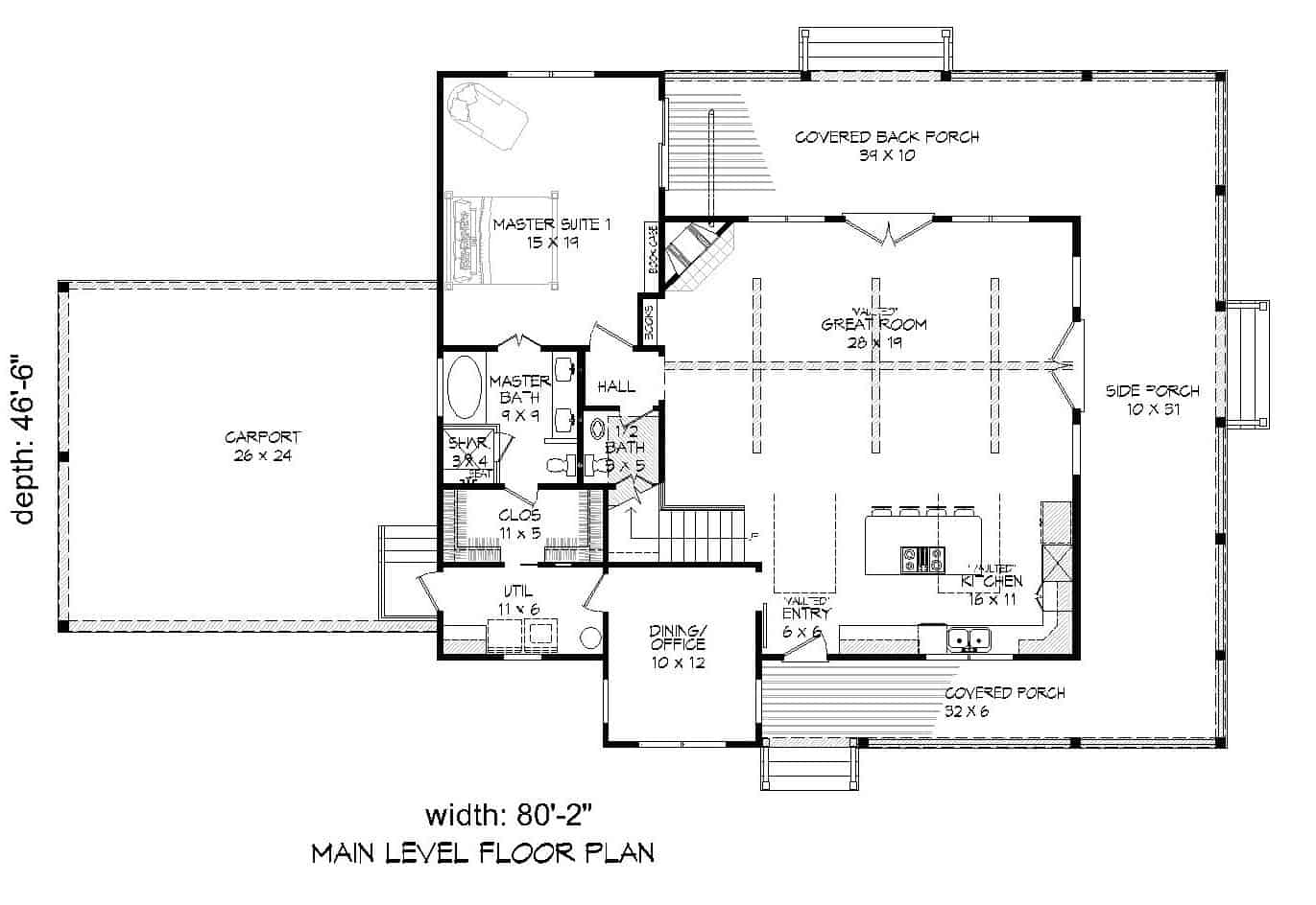 Floor Plan Main Level