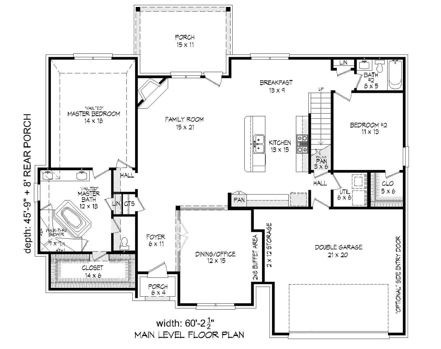 Floor Plan Main Level