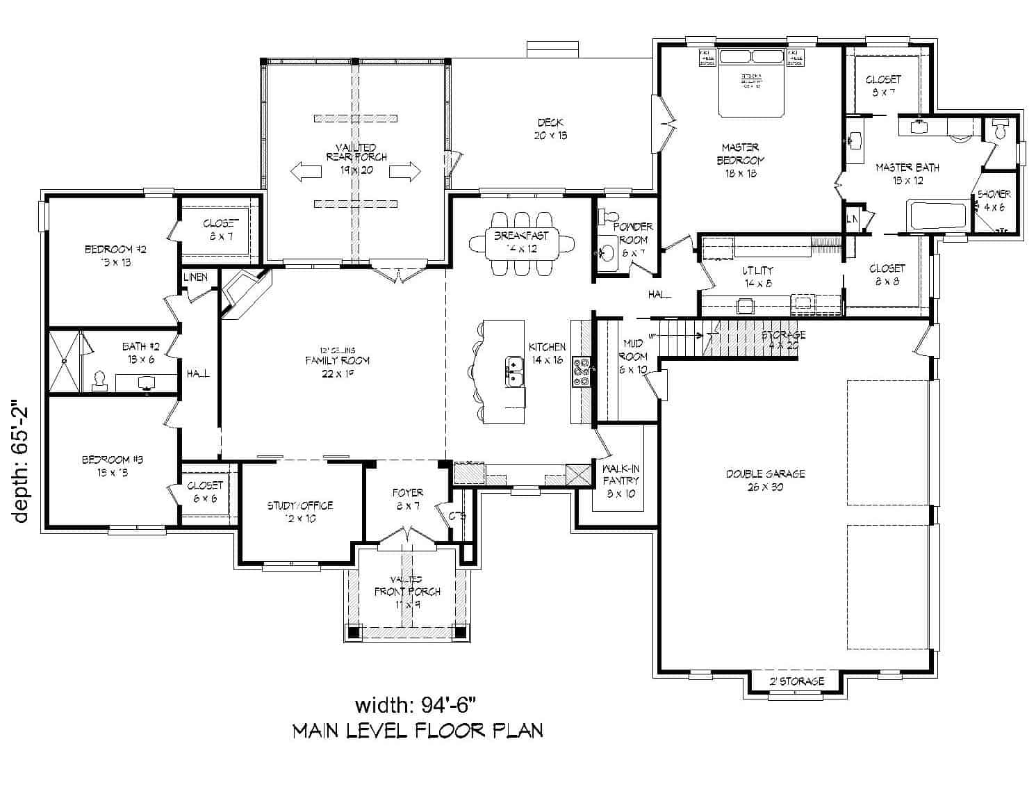 Floor Plan Main Level