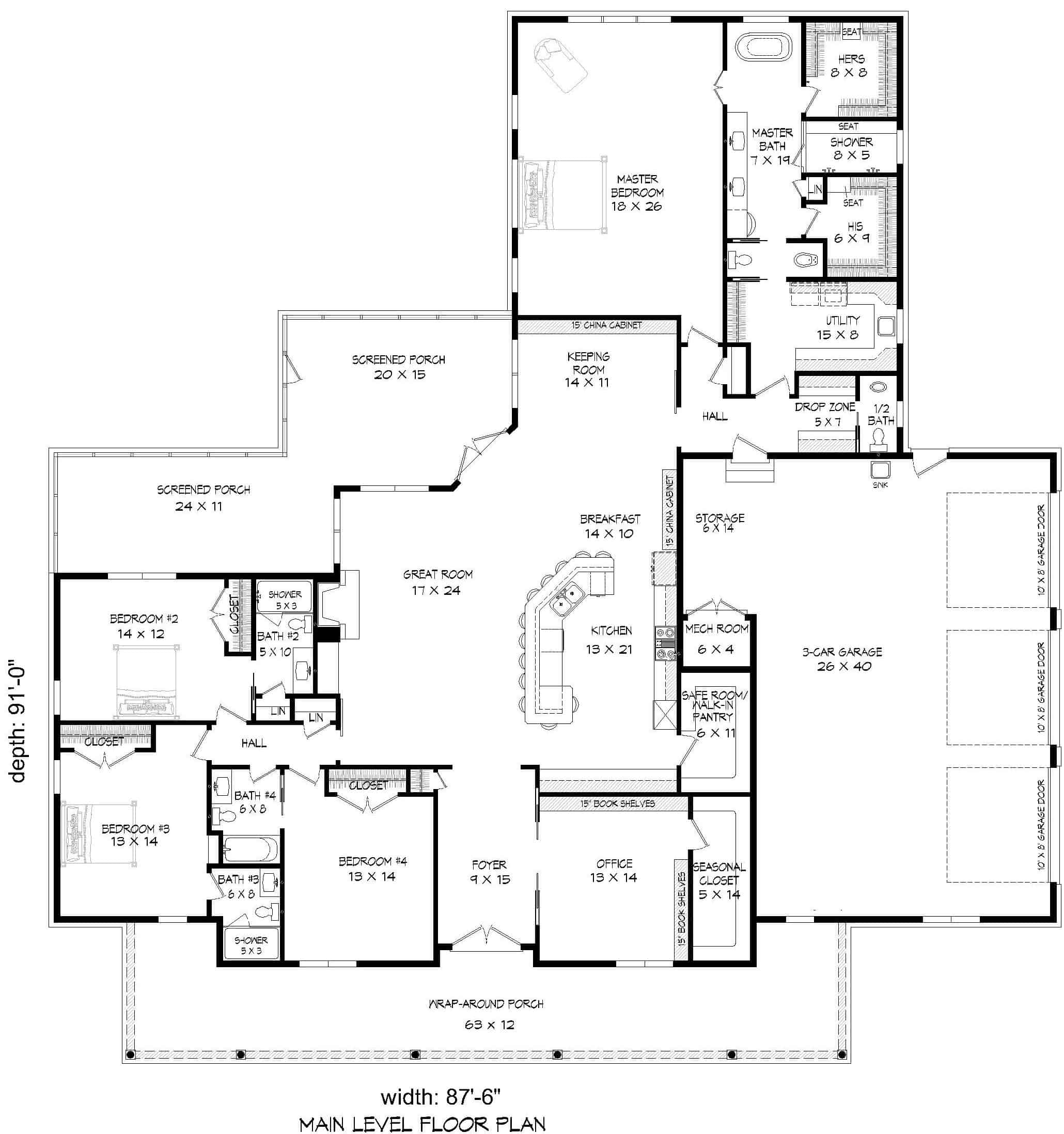 Floor Plan Main Level