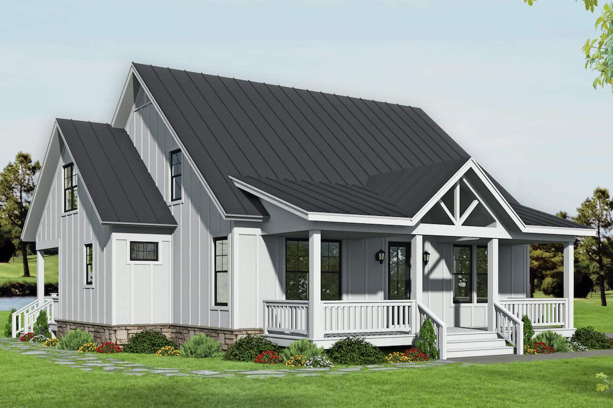 3-Bedroom, 2227 Sq Ft Farmhouse Home - Plan #196-1193 - Main Exterior