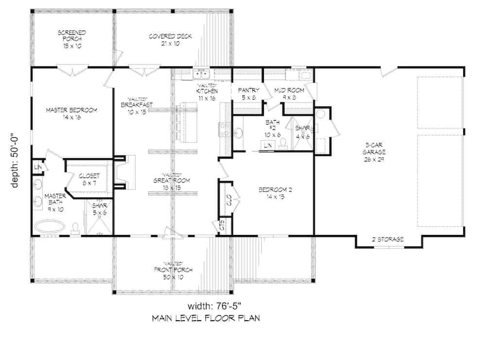 Floor Plan Main Level