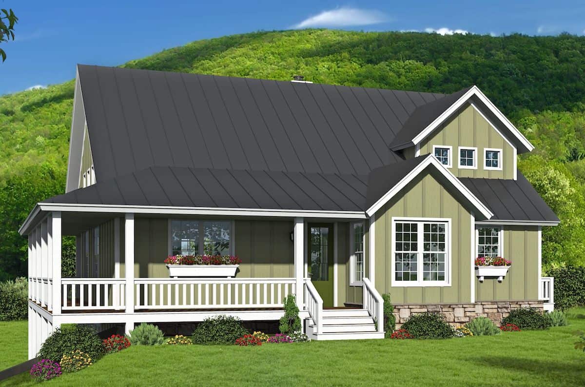 3-Bedroom, 2438 Sq Ft Farmhouse Home - Plan #196-1201 - Main Exterior