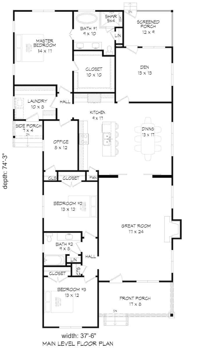 Floor Plan Main Level