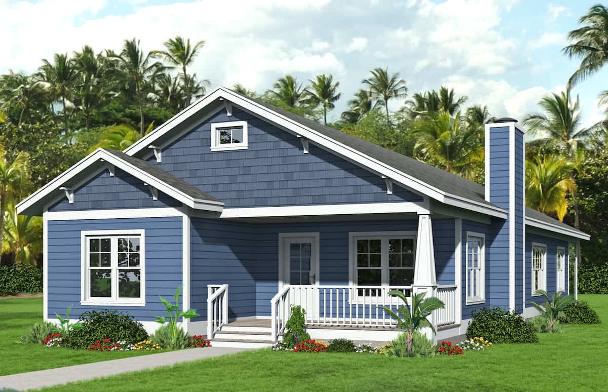 3-Bedroom, 2168 Sq Ft Craftsman Home - Plan #196-1203 - Main Exterior