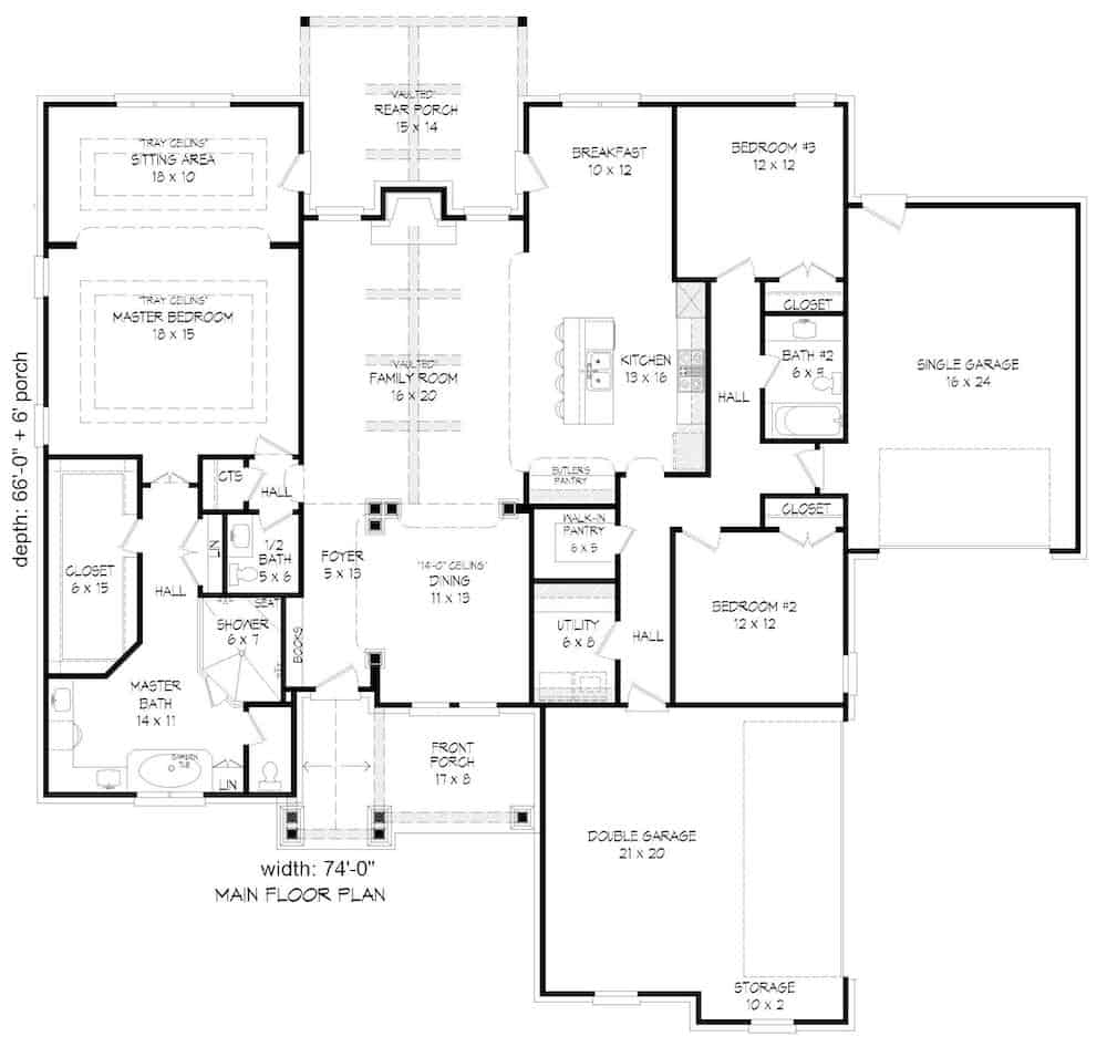 Floor Plan Main Level