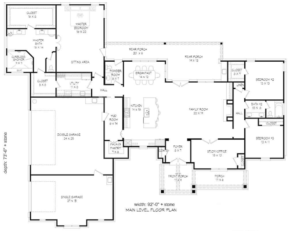 Floor Plan Main Level
