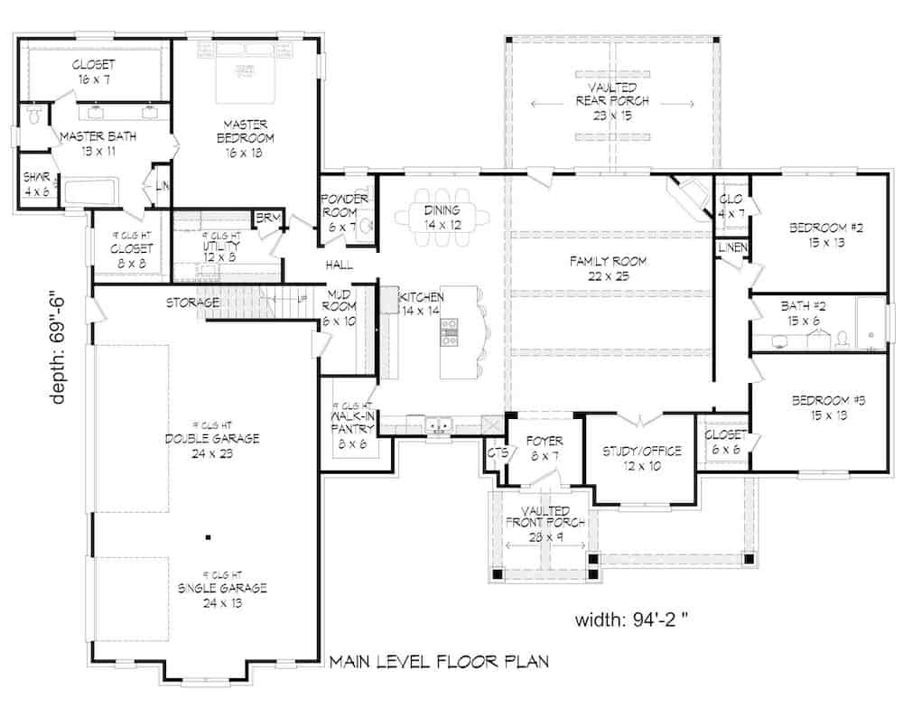 Floor Plan Main Level