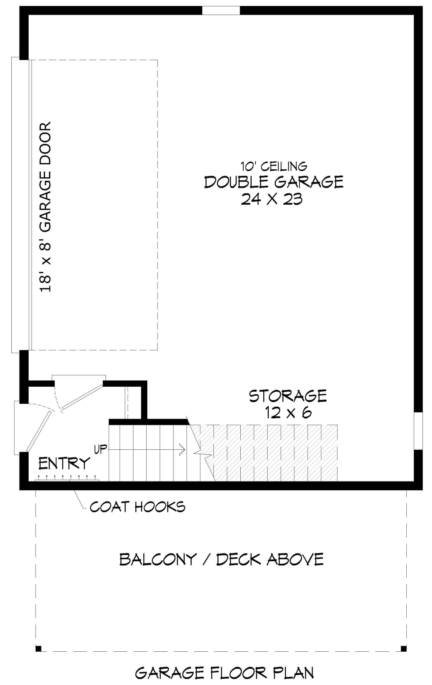 Floor Plan Garage