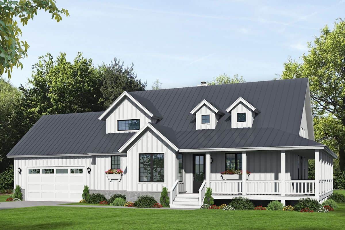 3-Bedroom, 2123 Sq Ft Farmhouse Home - Plan #196-1251 - Main Exterior