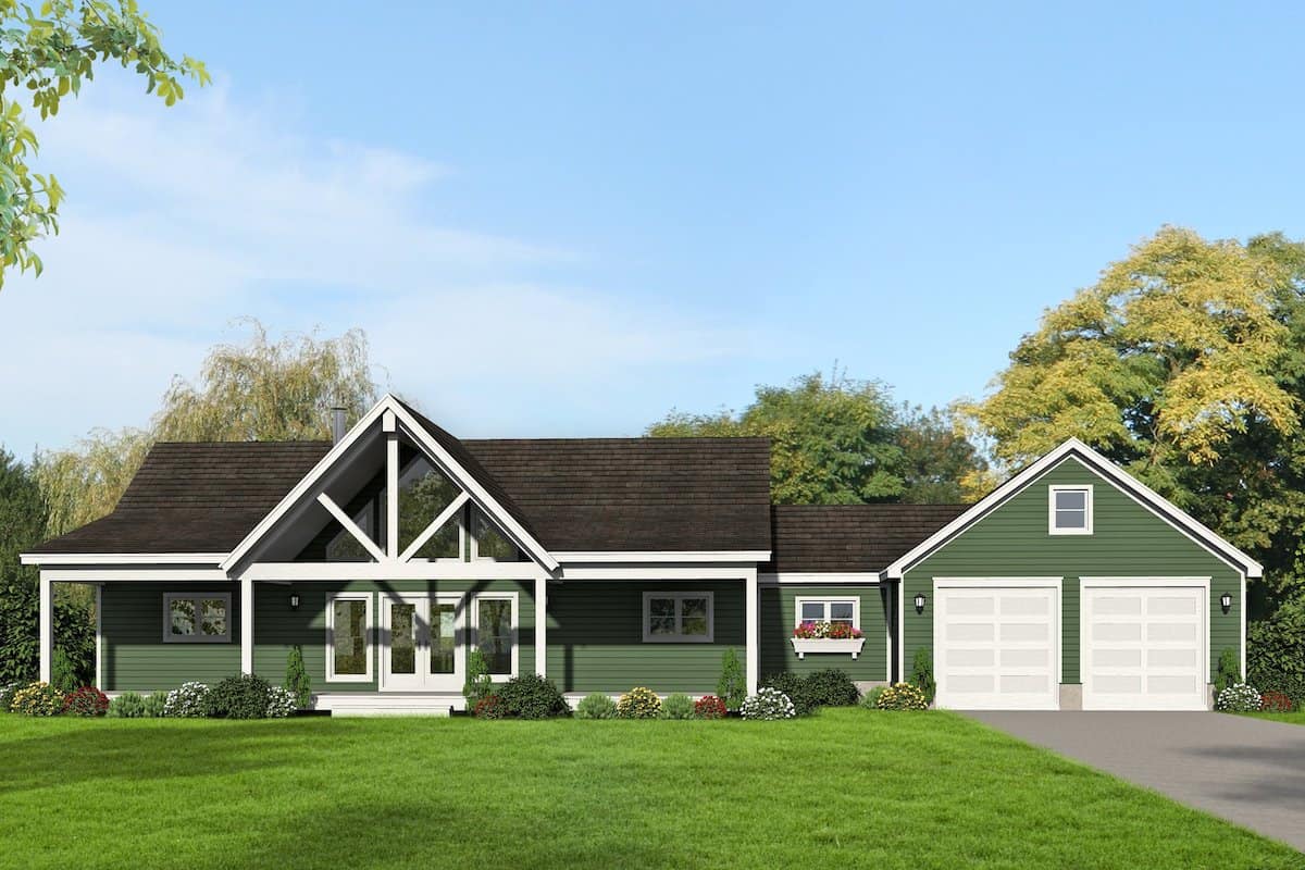 2-Bedroom, 1787 Sq Ft Ranch Home - Plan #196-1261 - Main Exterior