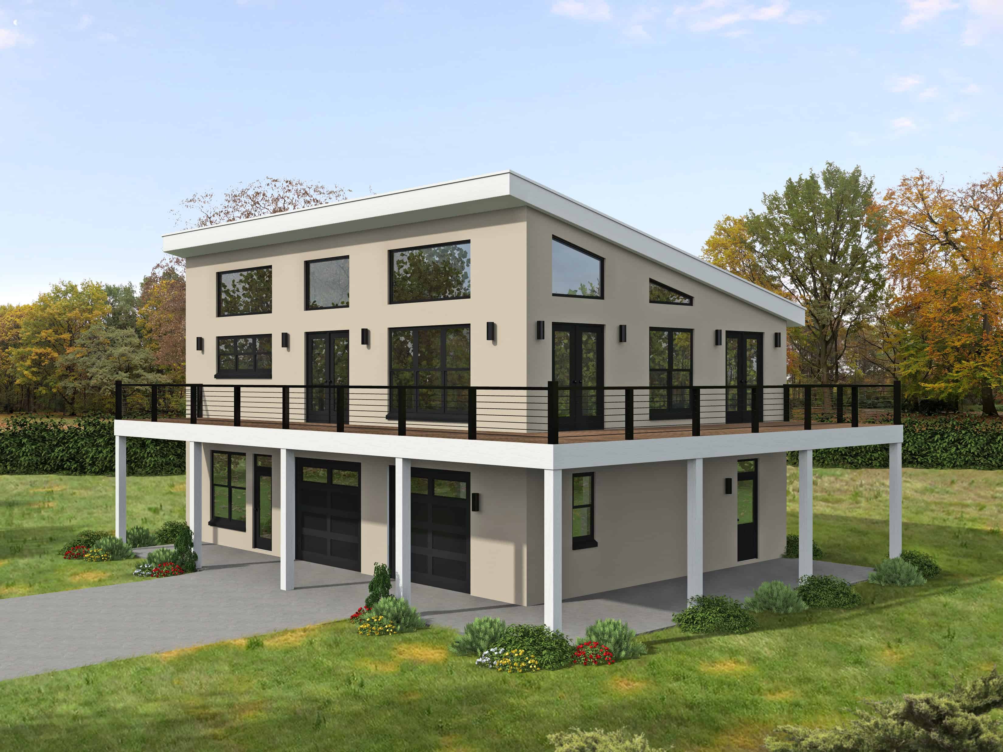 Beachfront Floor Plan - 3 Bedrms, 3 Baths - 2056 Sq Ft - #196-1880