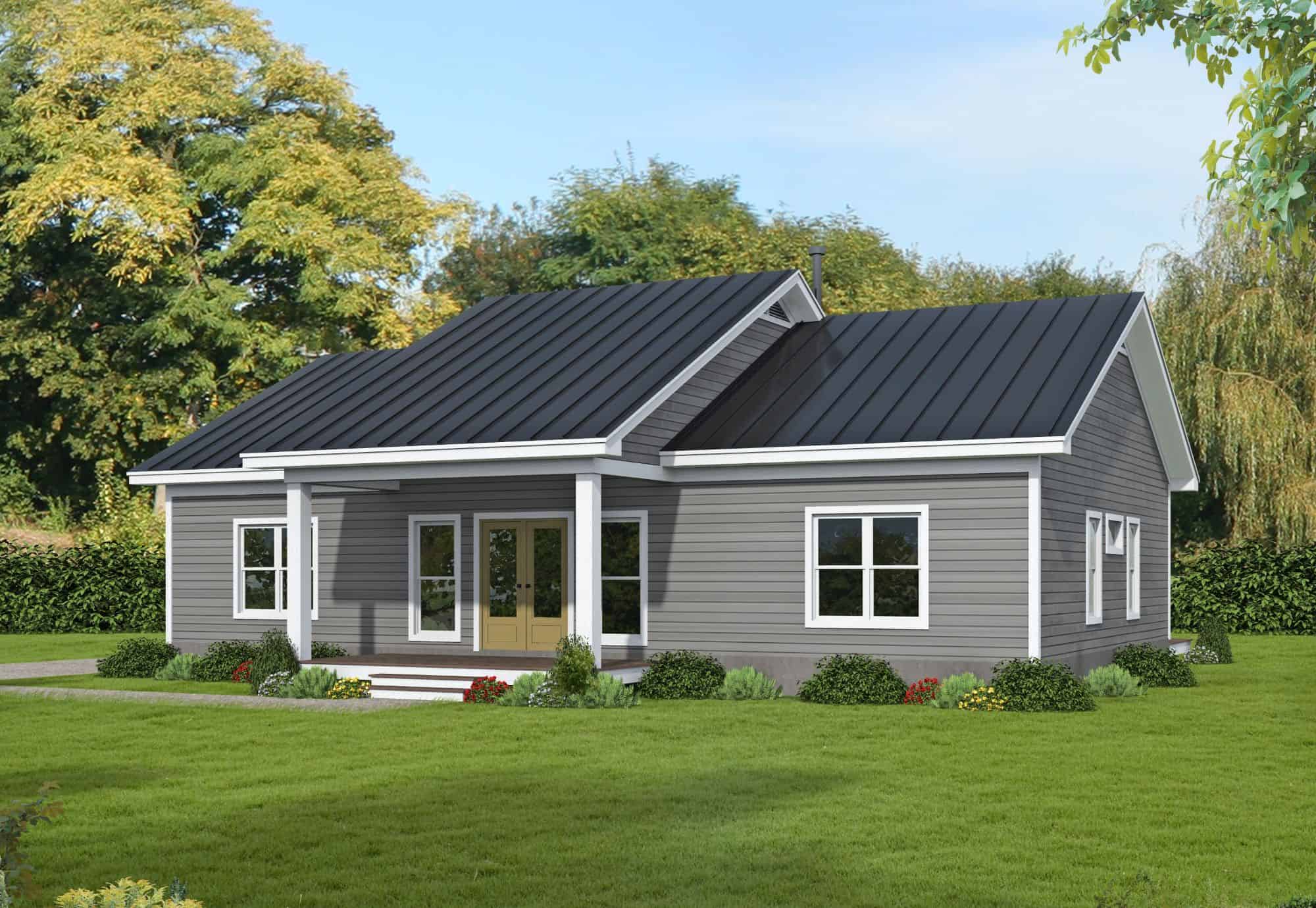 Cottage House Plan - 3 Bedrms, 2 Baths - 1600 Sq Ft - #196-1894