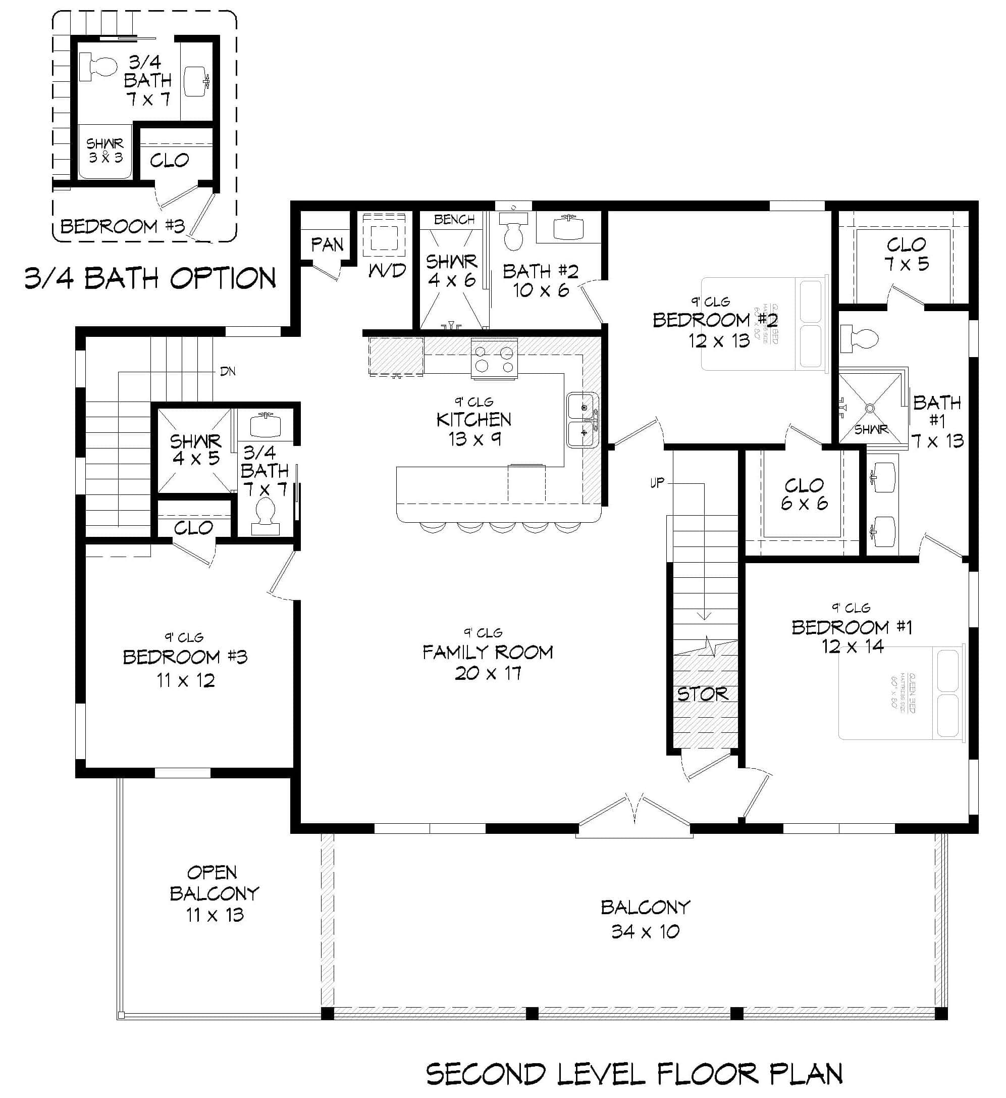 Floor Plan Second Story