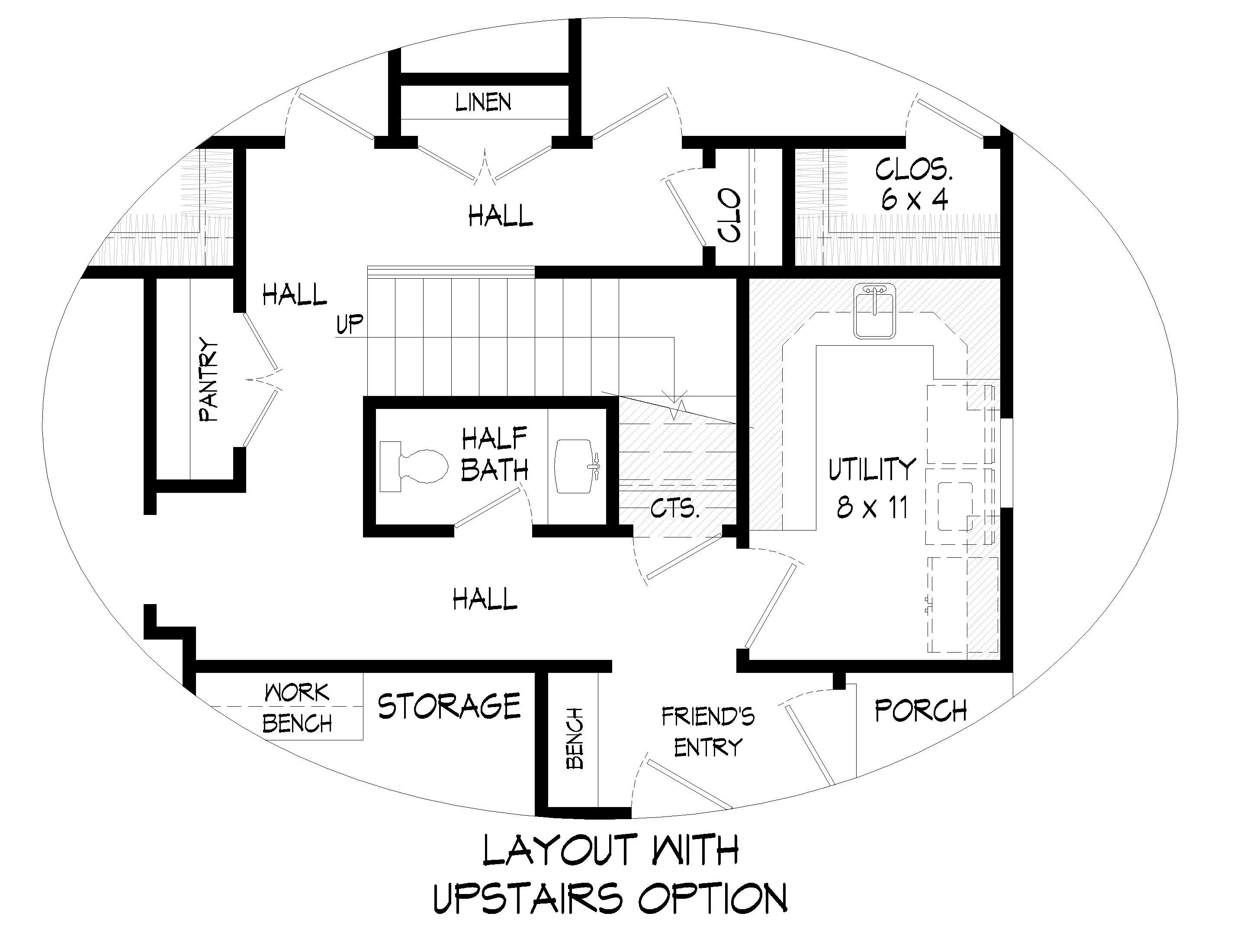 Alternative Main Level Layout