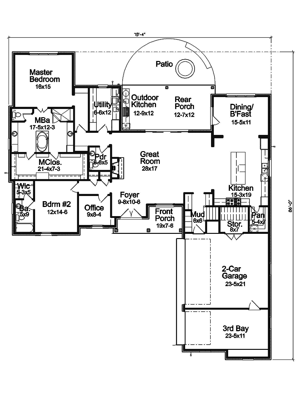 Floor Plan Main Level