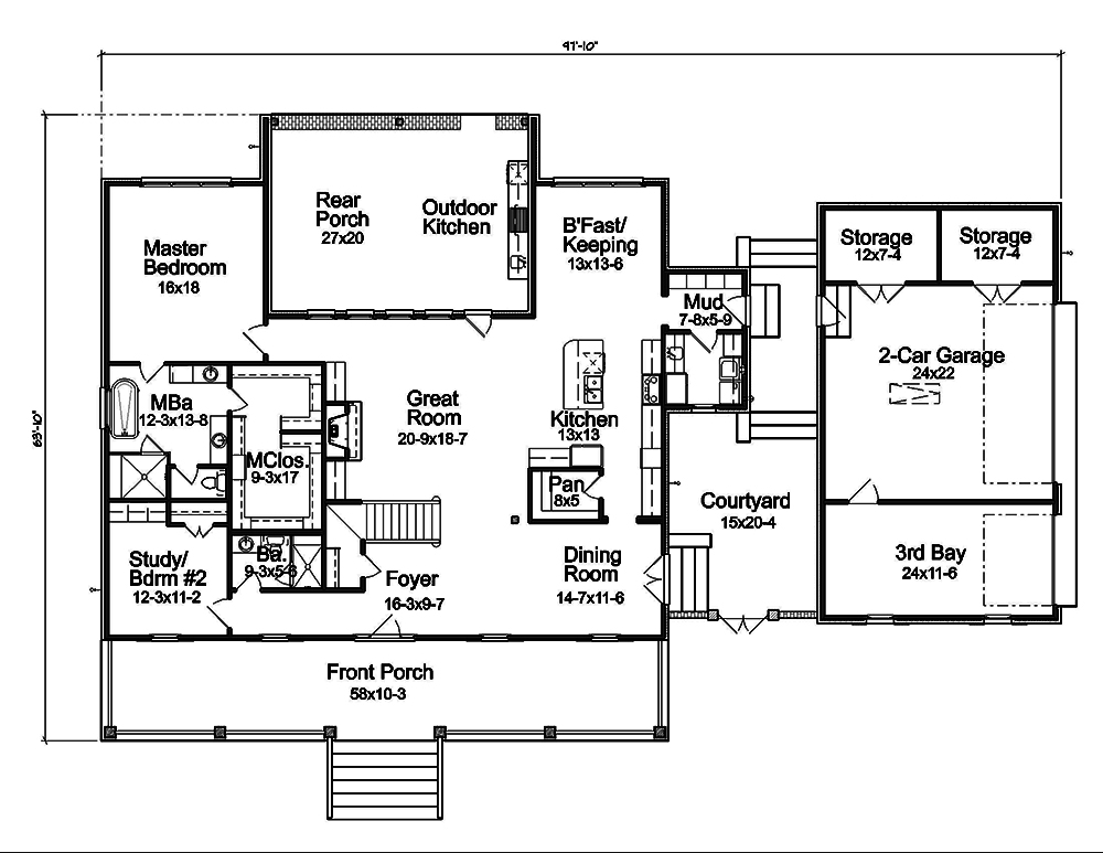 Floor Plan Main Level