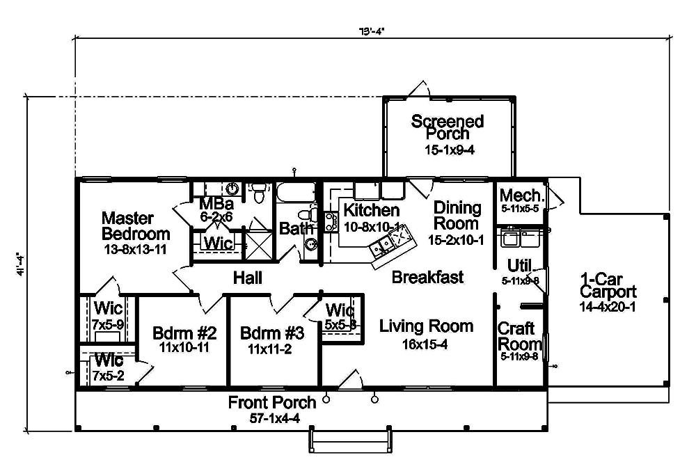 Floor Plan Main Level