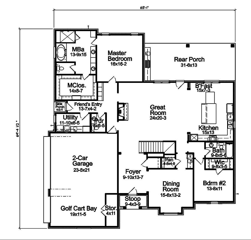 Floor Plan Main Level