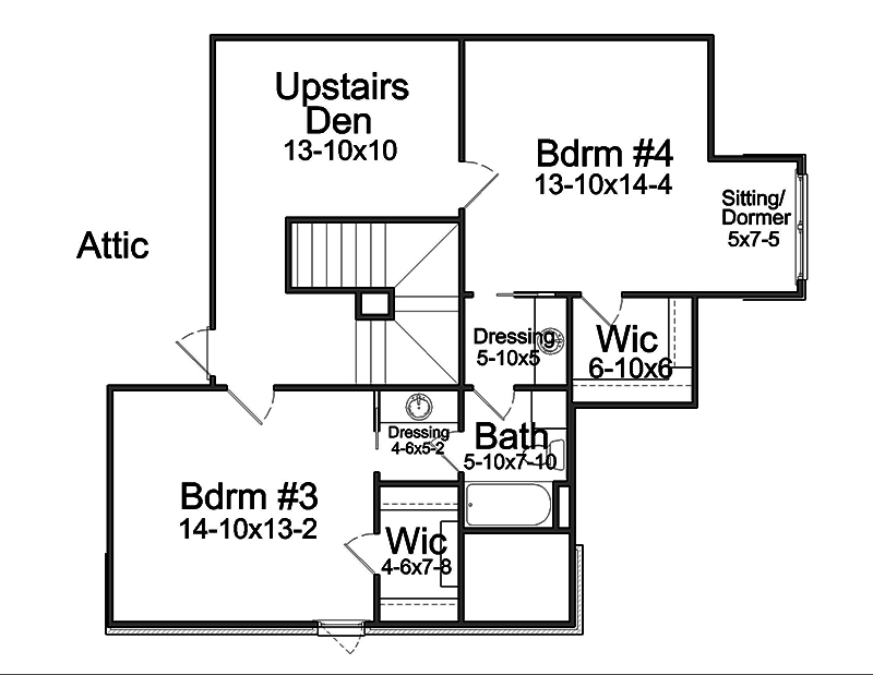 Floor Plan Upper Level