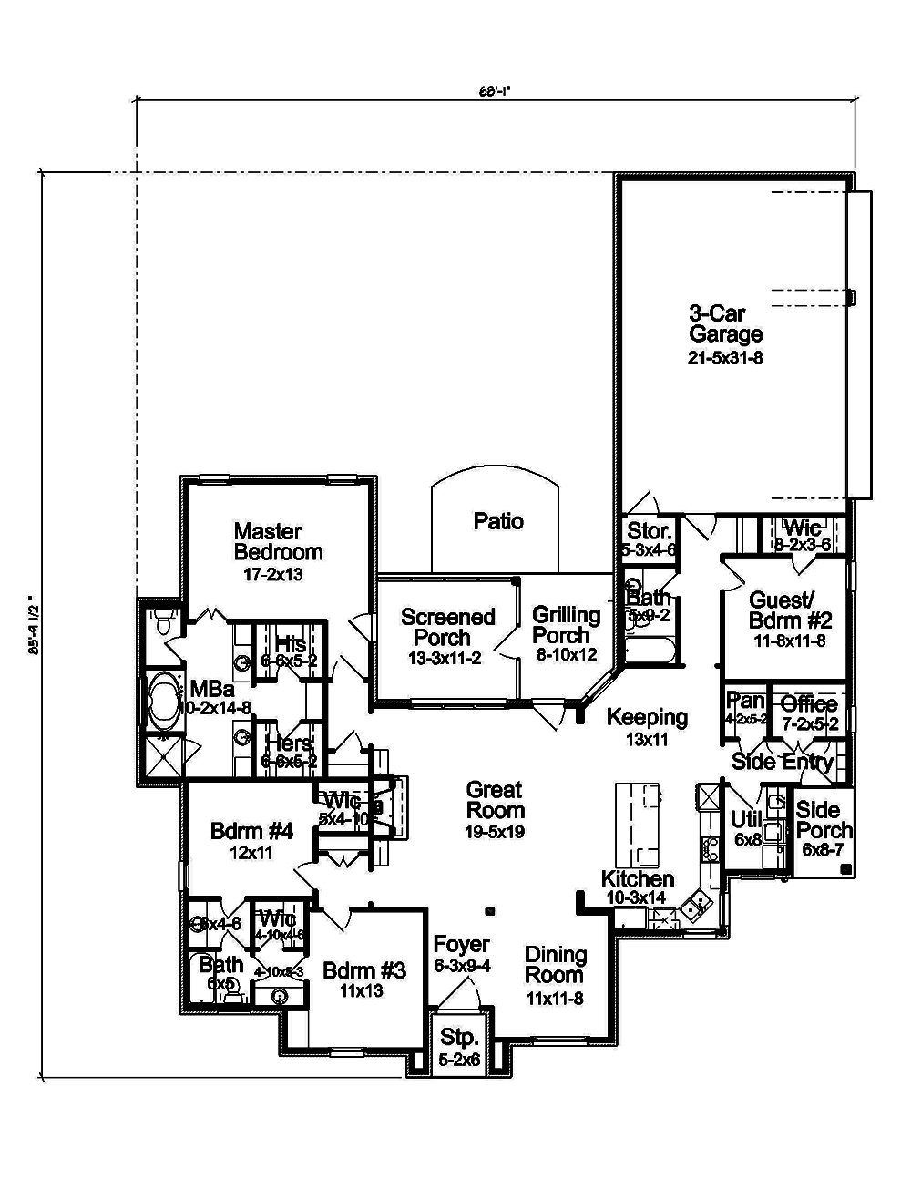 Floor Plan Main Level