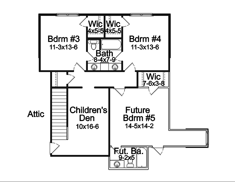 Floor Plan Upper Level
