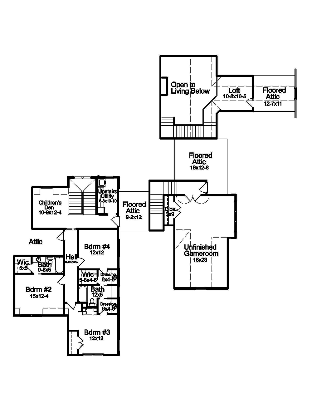 Floor Plan Upper Level