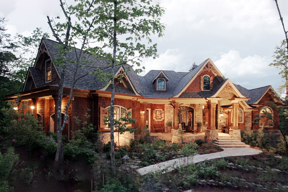 3-Bedroom, 2611 Sq Ft Arts and Crafts House Plan - 198-1009 - Front Exterior