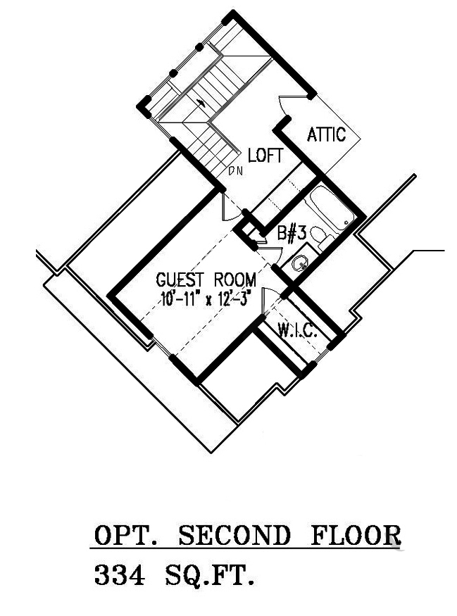 Floor Plan Bonus Room