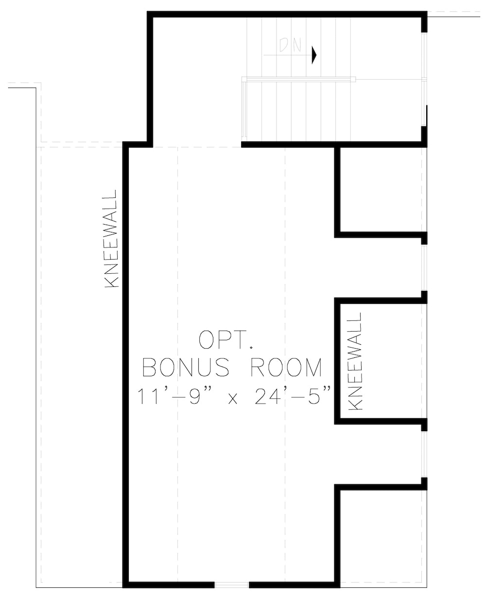 Floor Plan Bonus Room