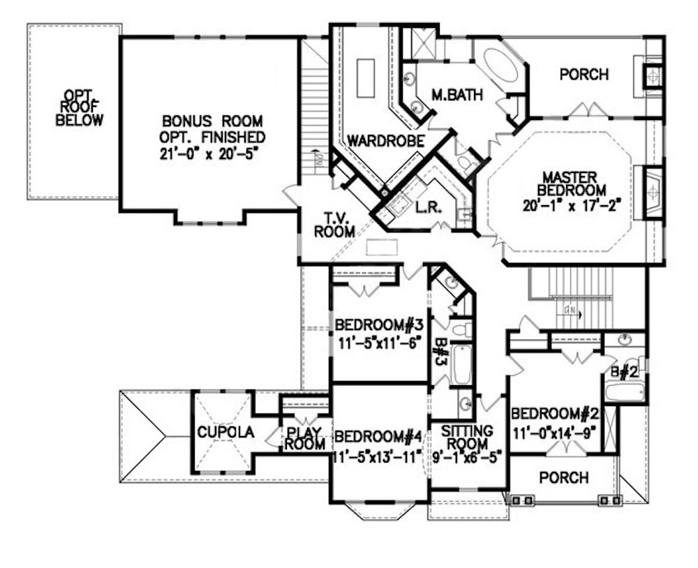 Floor Plan Upper Level